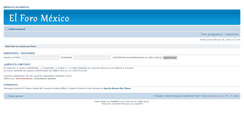 Desktop Screenshot of elforomexico.com