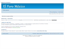 Tablet Screenshot of elforomexico.com